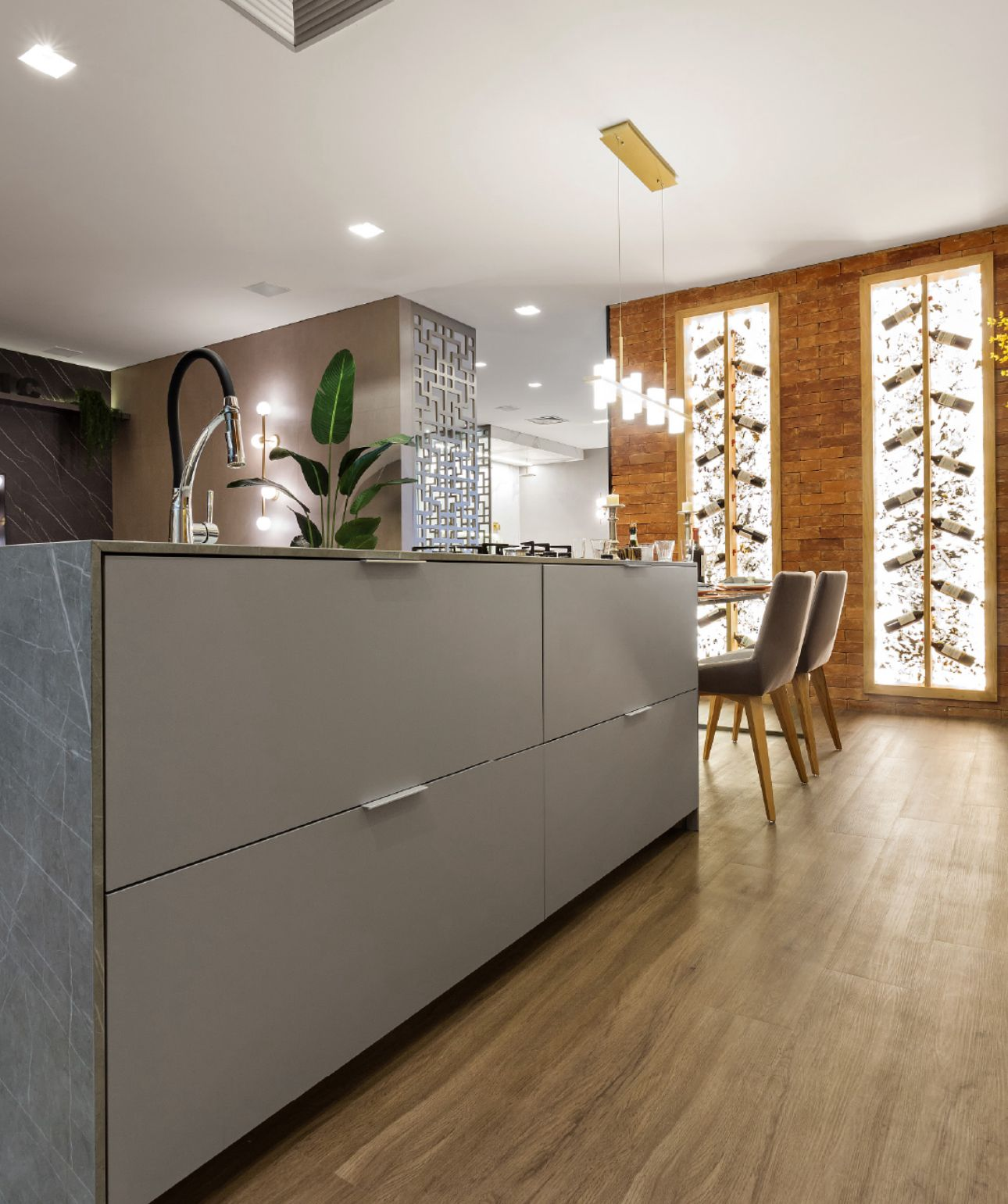 Cozinha com Área Gourmet